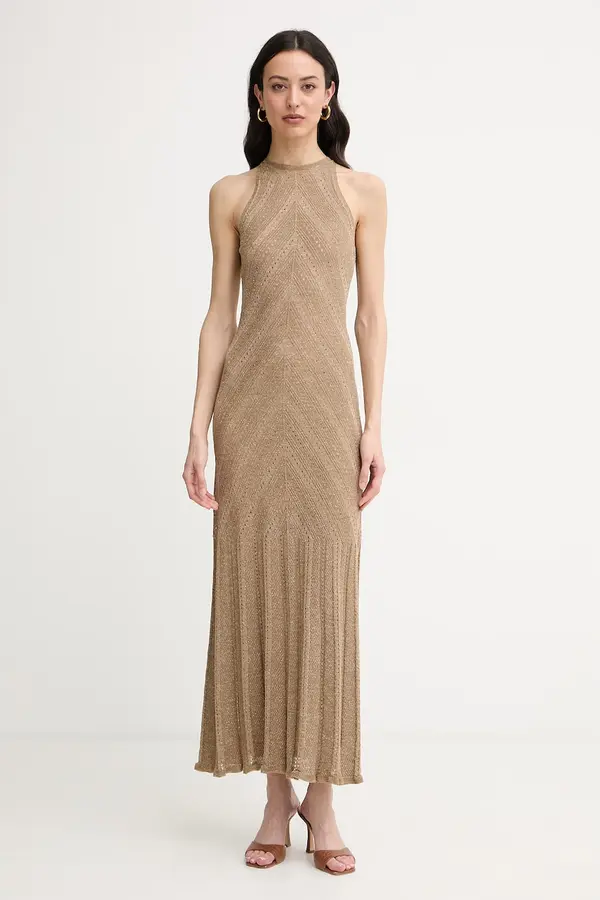 Twinset Twinset ljetna haljina s lanom