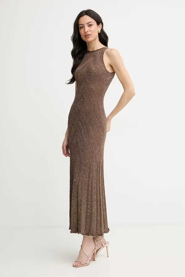 Twinset Twinset ljetna haljina s lanom