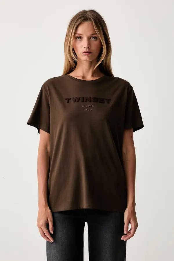 Twinset Twinset majica za žene od pamuka