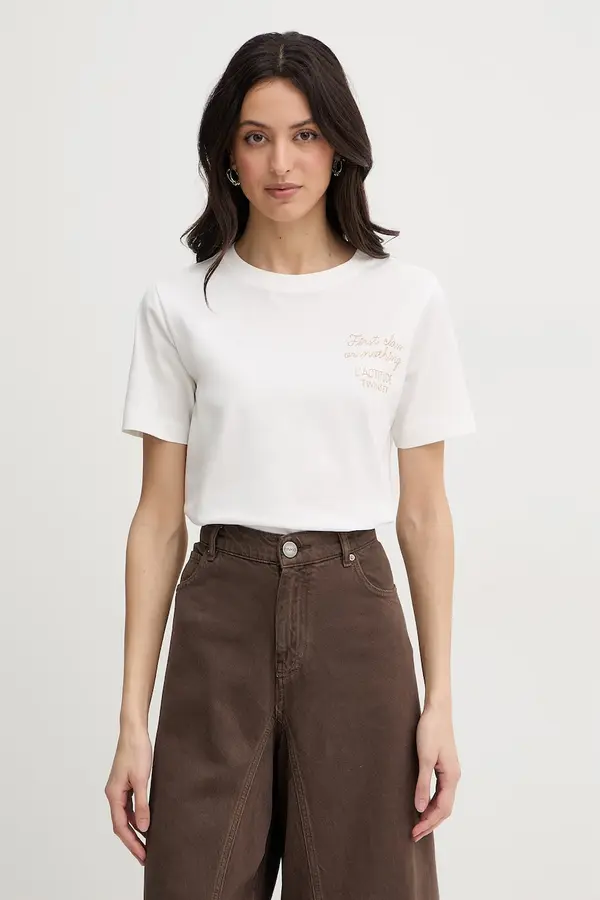 Twinset Twinset majica za žene od pamuka