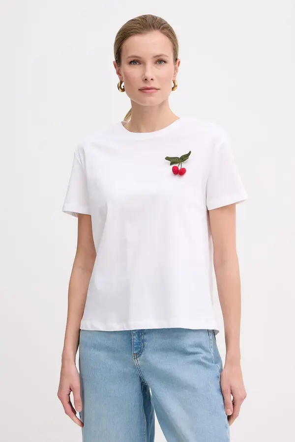 Twinset Twinset majica za žene od pamuka