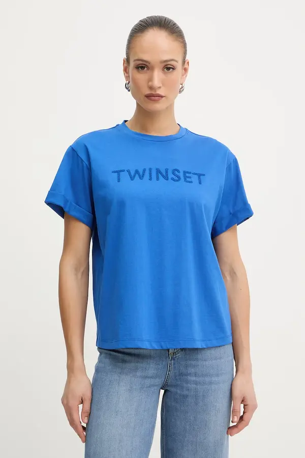 Twinset Twinset majica za žene od pamuka