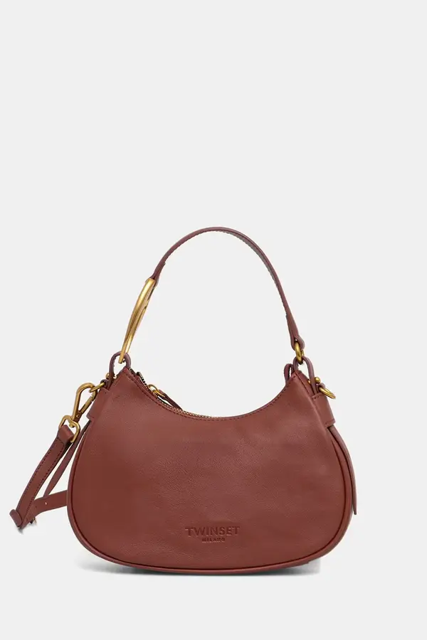 Twinset Twinset mala torba hobo za žene kožna