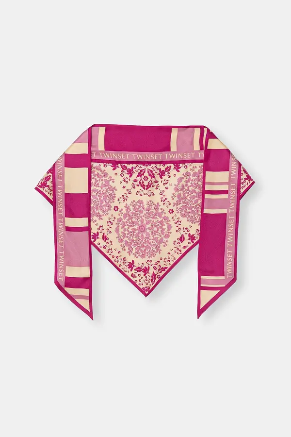 Twinset Twinset marama za žene svilena