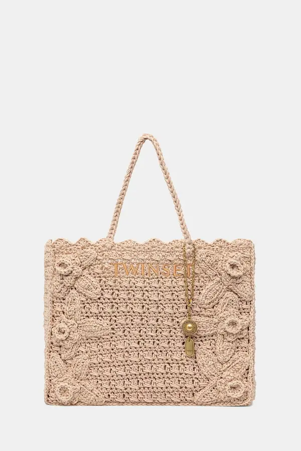 Twinset Twinset shopper torba za žene pletena