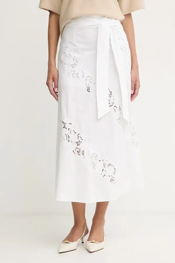 Twinset Twinset suknja od pamuka