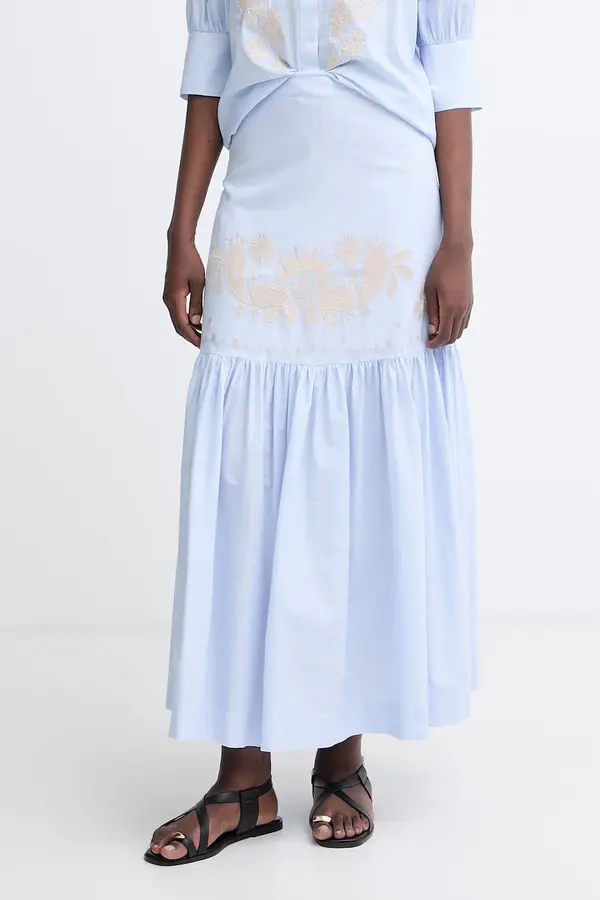 Twinset Twinset suknja od pamuka
