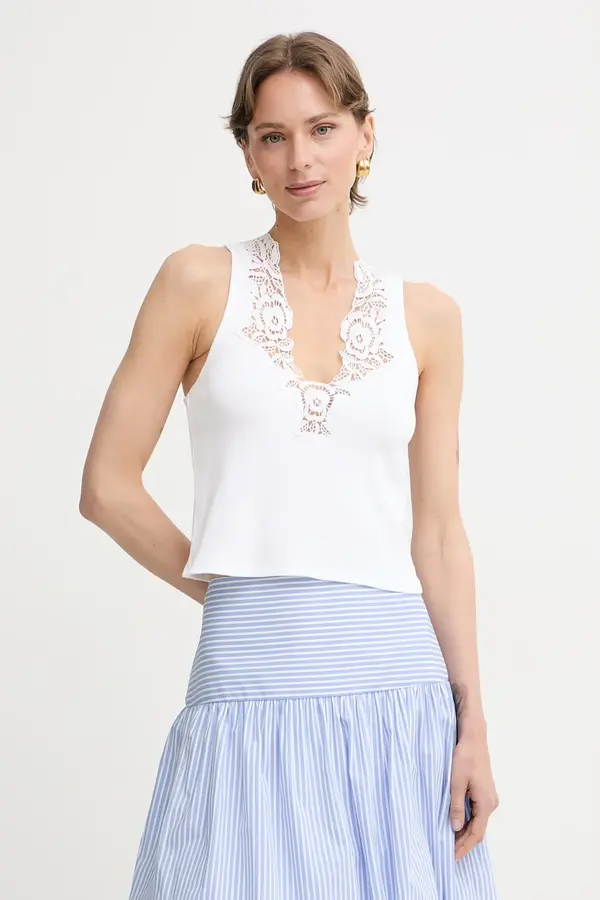 Twinset Twinset top za žene od pamuka