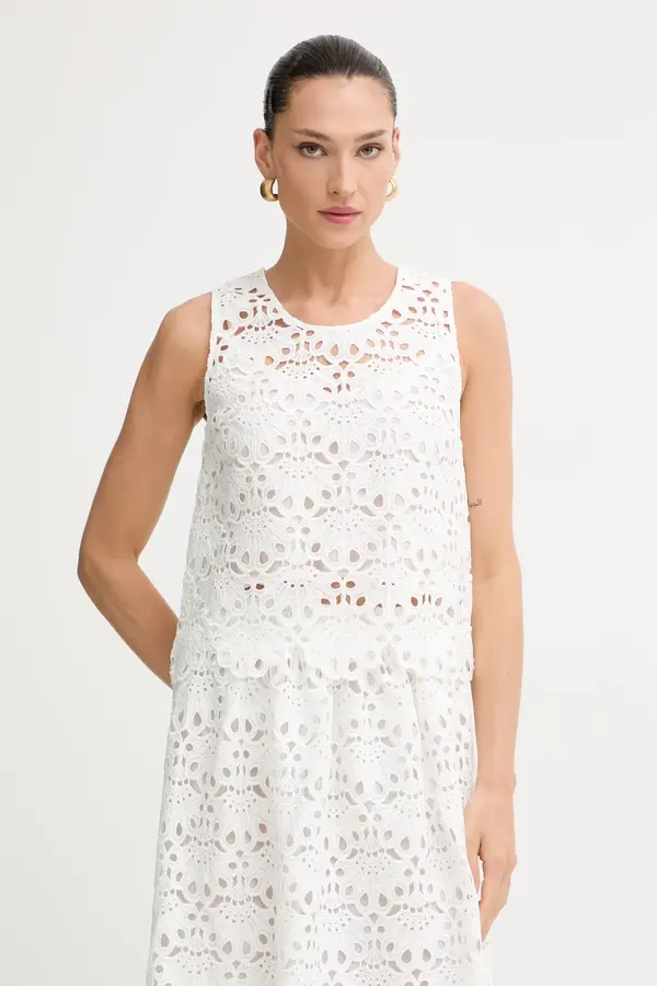 Twinset Twinset top za žene s čipkom