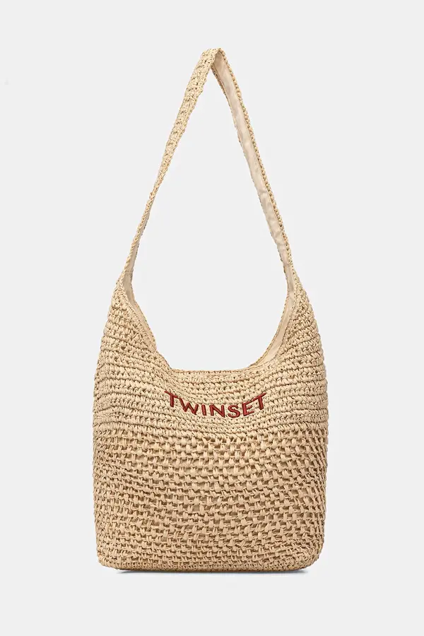 Twinset Twinset torba za plažu za žene pletena