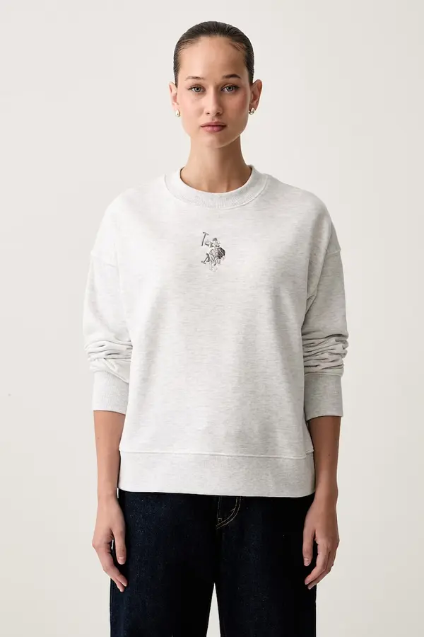U.S. Polo Assn. U.S. Polo Assn. dukserica za žene s pamukom Large Tonal DHM LB