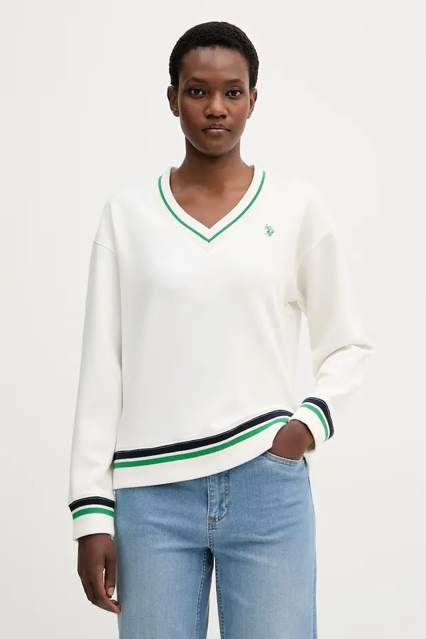 U.S. Polo Assn. U.S. Polo Assn. dukserica za žene s viskozom V Neck