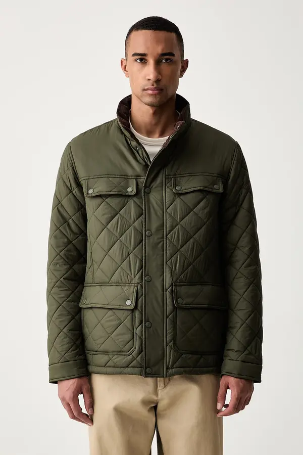U.S. Polo Assn. U.S. Polo Assn. jakna za muškarce DIAMOND QUILTED FUNNEL