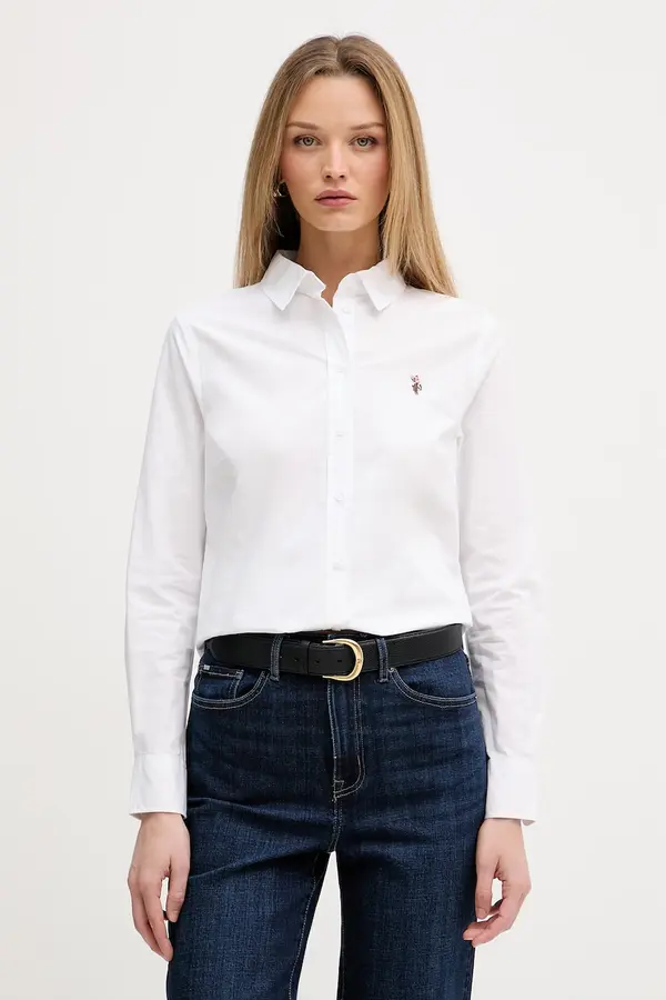 U.S. Polo Assn. U.S. Polo Assn. košulja za žene od pamuka Classic Fit Poplin
