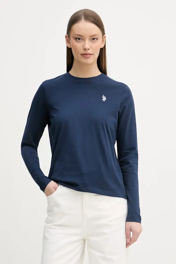 U.S. Polo Assn. U.S. Polo Assn. majica dugih rukava ženska pamučna