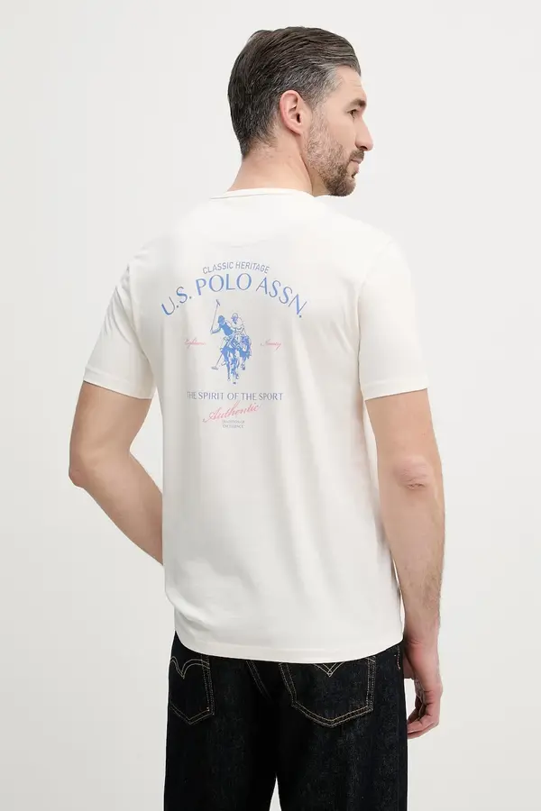 U.S. Polo Assn. U.S. Polo Assn. majica za muškarce od pamuka SPIRIT OF SPORT BACK GRAPHIC
