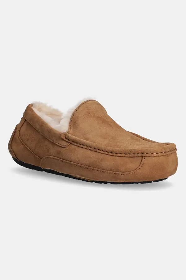 UGG UGG - Kožne kućne papuče Ascot