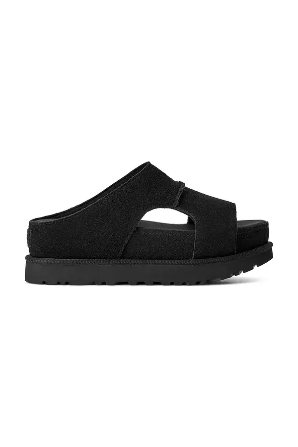 UGG UGG Natikače od brušene kože UGG W Goldenstar Hi Cutout Slide