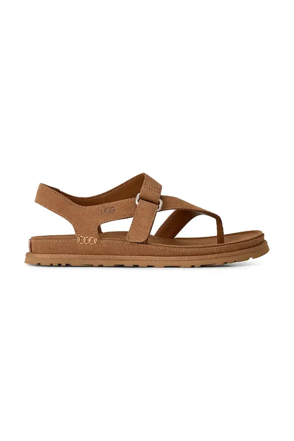 UGG UGG Sandale od brušene kože UGG W Goldengaze Toe Post