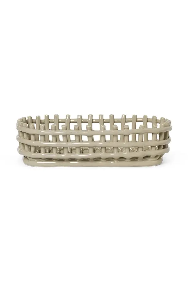 Ferm Living Ukrasna košara ferm LIVING Ceramic Basket