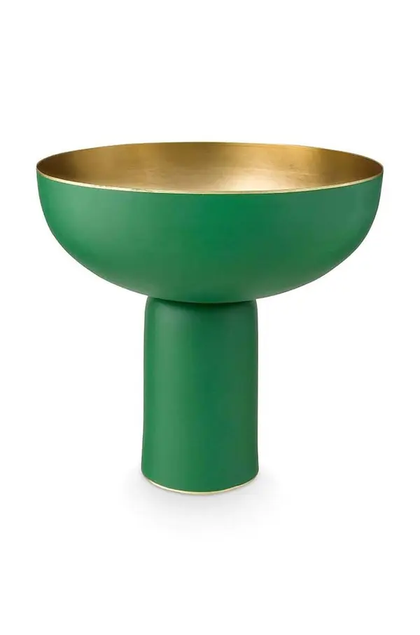 Pip Studio Ukrasna zdjela Pip Studio Metal Matt Green