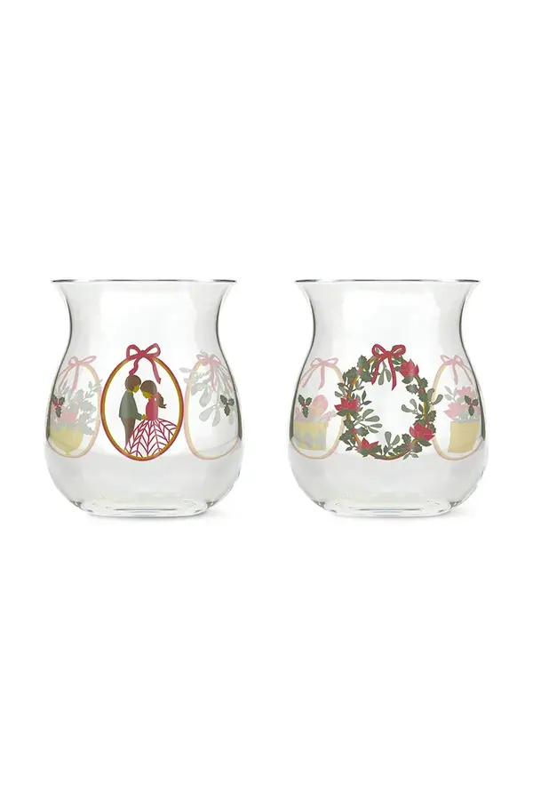 Holmegaard Ukrasni svijećnjak Holmegaard Holmegaard Christmas 7,5 x 7 cm 2-pack