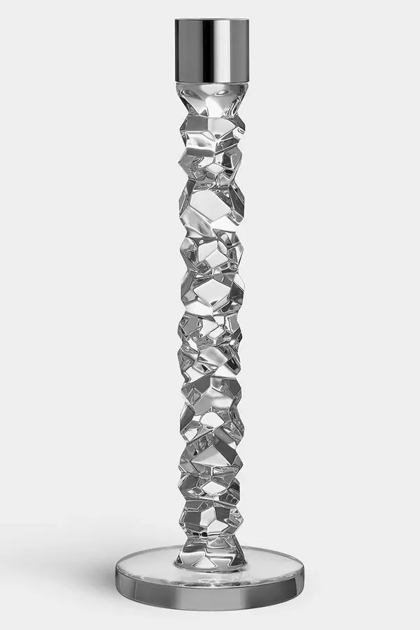 Orrefors Ukrasni svijećnjak Orrefors Carat 29,7 cm