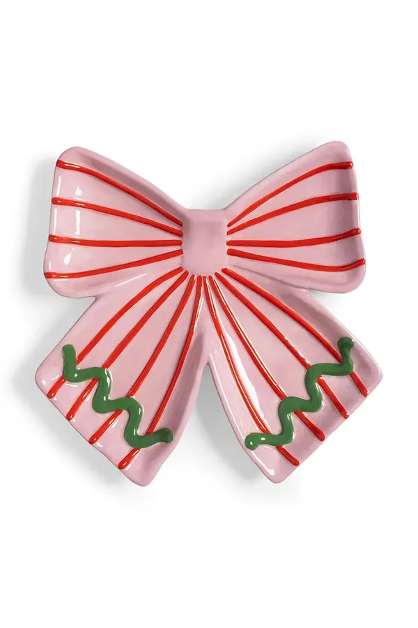 &k amsterdam Ukrasni tanjur &k amsterdam ribbon 22 x 22 x 3,5 cm