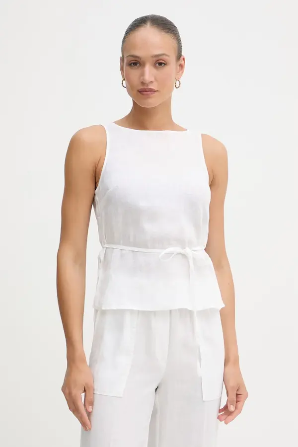 United Colors of Benetton United Colors of Benetton bluza ženska lanena
