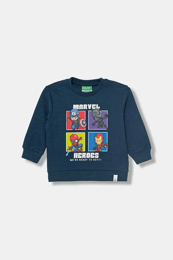 United Colors of Benetton United Colors of Benetton dukserica za djecu s pamukom