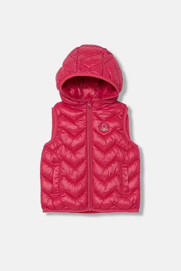 United Colors of Benetton United Colors of Benetton prsluk s kapuljačom za djecu