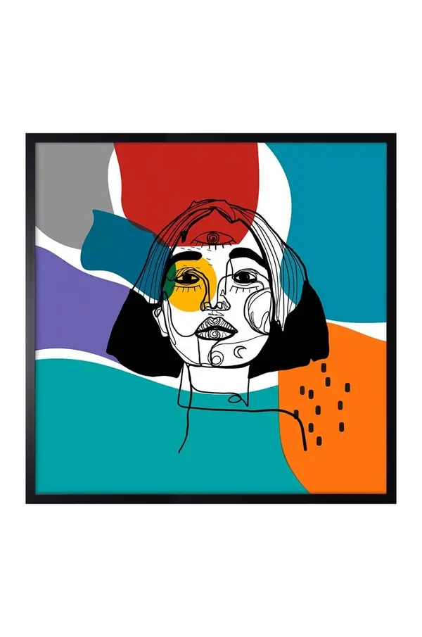 Uokvirena reprodukcija na papiru 70x70 cm Uokvirena reprodukcija na papiru 70x70 cm