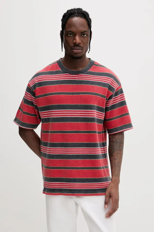 Vans Vans basic majica kratkih rukava za muškarce od pamuka Premium LX Pique Stripe SS