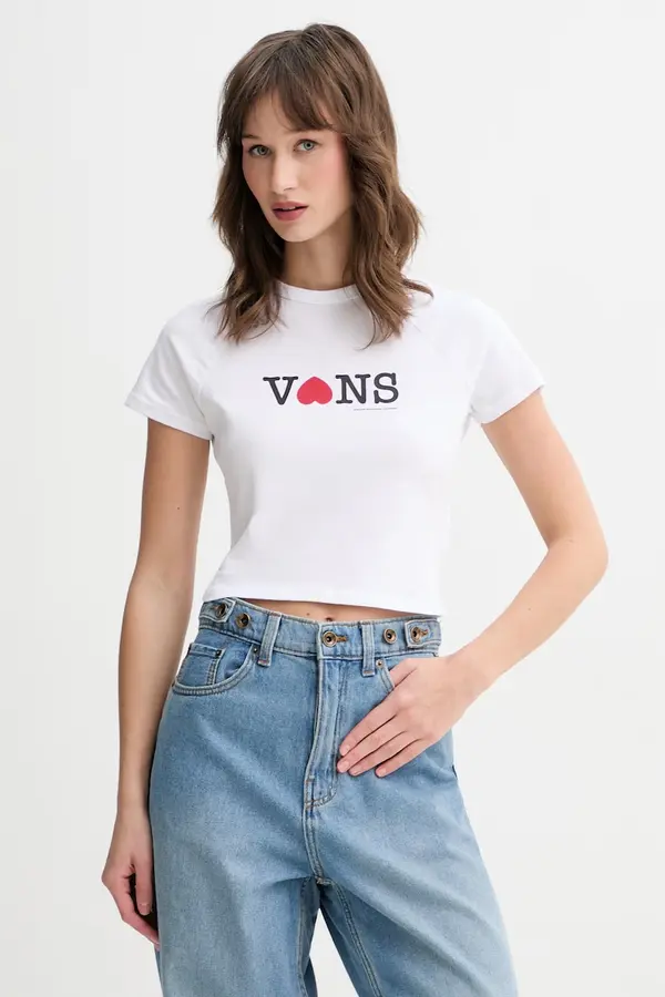 Vans Vans crop top za žene od pamuka