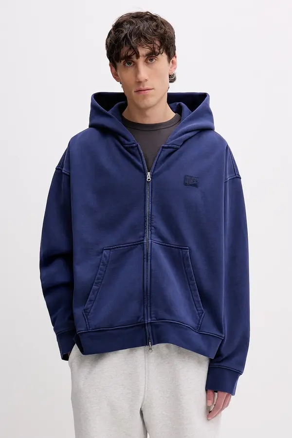 Vans Vans dukserica na zakopčavanje s kapuljačom za muškarce s pamukom Premium LX Full Zip