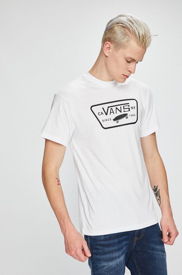 Vans Vans - Majica VN000QN8YB21-whitBLA