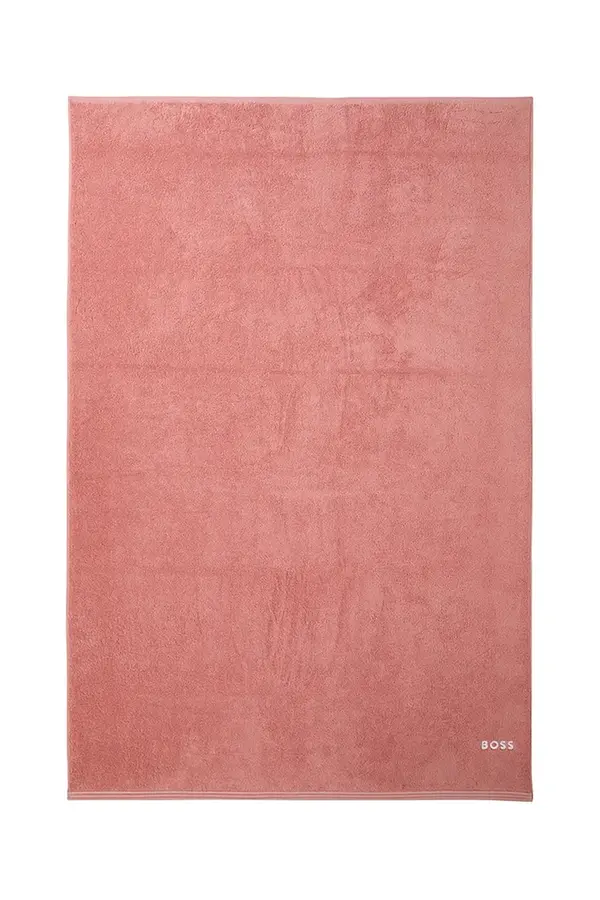 Boss Veliki pamučni ručnik BOSS EDGE Blush 100 x 150 cm