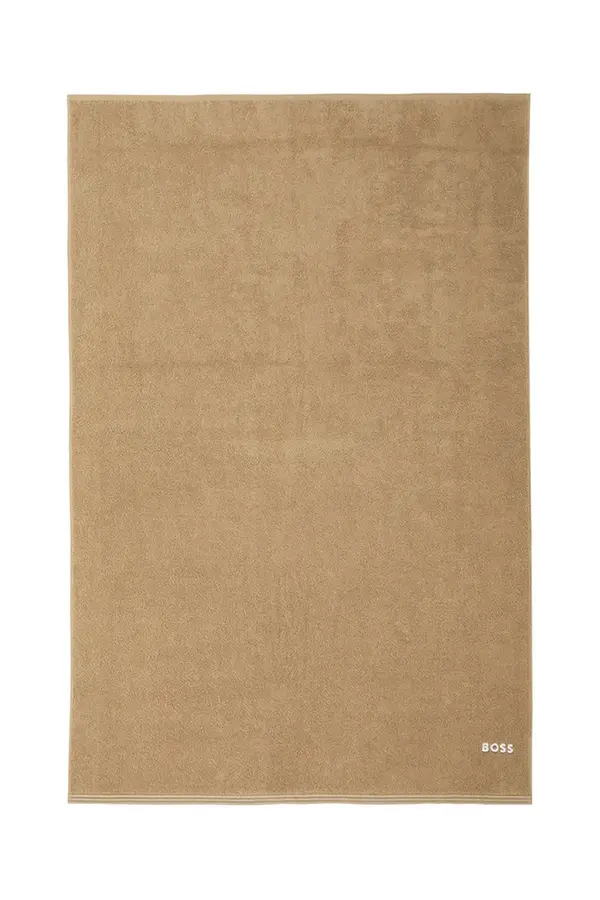Boss Veliki pamučni ručnik BOSS EDGE Pecan 100 x 150 cm