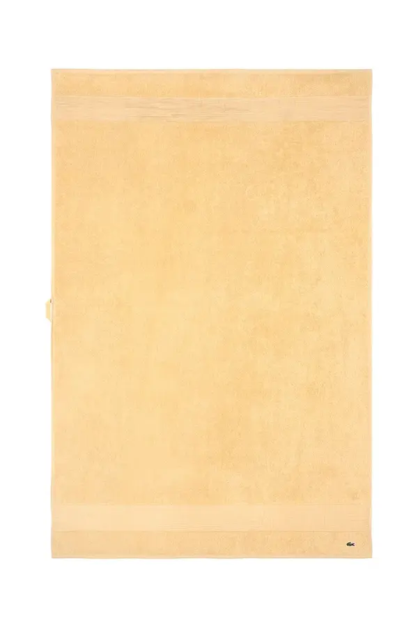 Lacoste Veliki pamučni ručnik Lacoste L LECROCO Sesame 100 x 150 cm