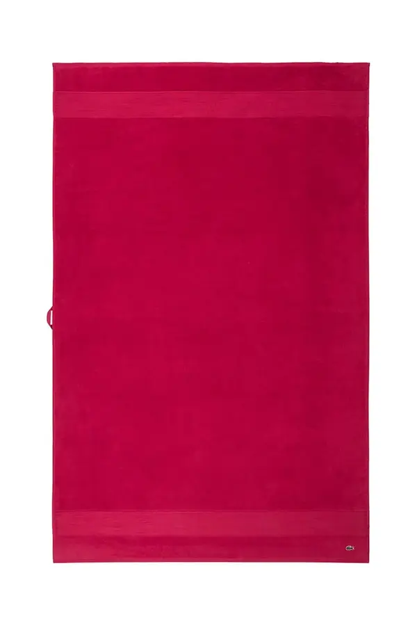 Lacoste Veliki pamučni ručnik Lacoste LLECROCO Bigarreau 100 x 150 cm