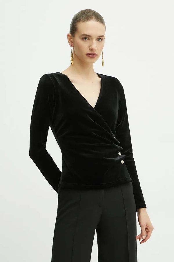 Marciano Guess Velur bluza Marciano Guess PAM boja: crna, bez uzorka, 4BGP09 6273A