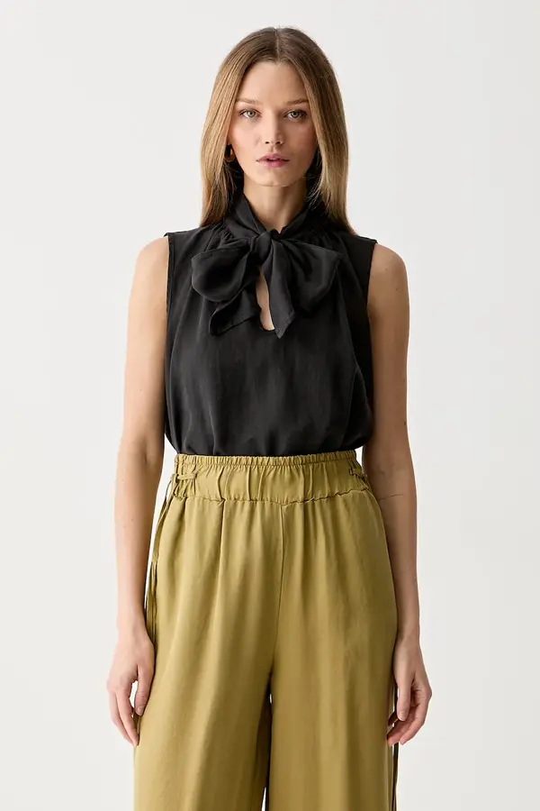 ViCOLO ViCOLO halter bluza za žene od lyocella