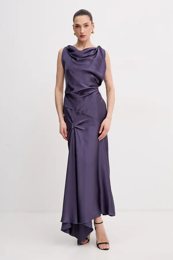 Victoria Beckham Victoria Beckham drapirana haljina s viskozom