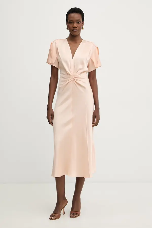 Victoria Beckham Victoria Beckham Haljina u stilu donjeg rublja s viskozom