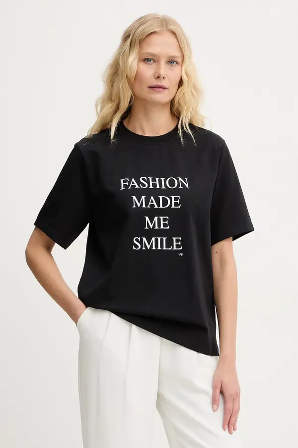 Victoria Beckham Victoria Beckham majica za žene od pamuka
