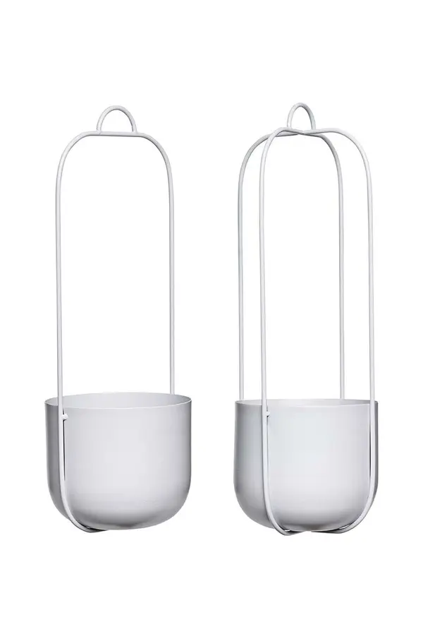 Hübsch Viseća lončanica Hübsch Lotus 16 x 44 cm 2-pack
