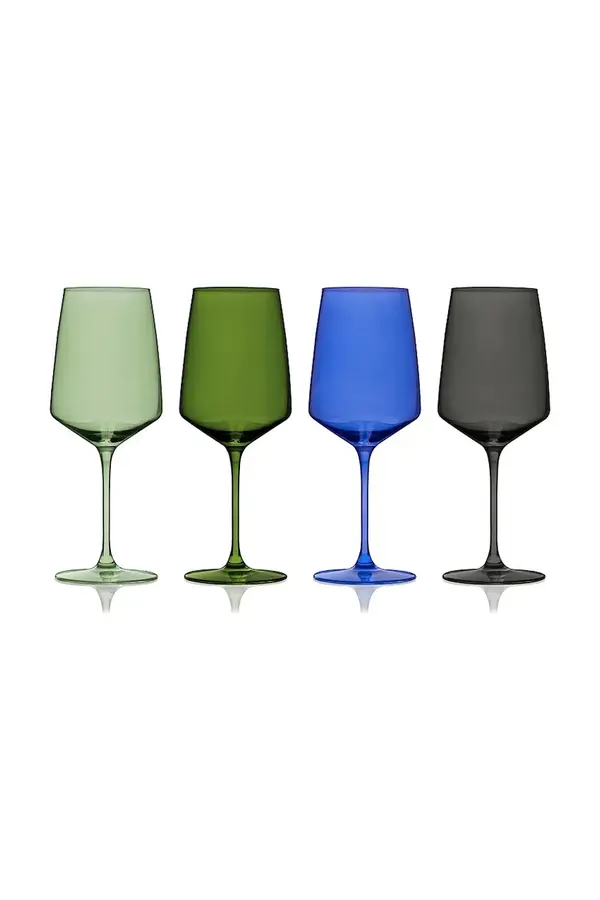 Viski Viski set čašica za vino od bojanog stakla 650 ml