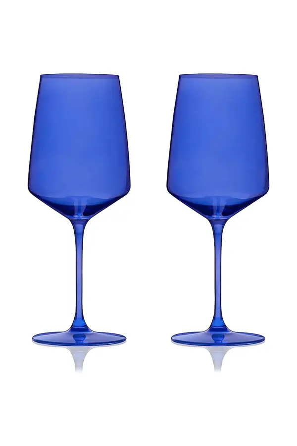 Viski Viski set čašica za vino od bojanog stakla 650 ml
