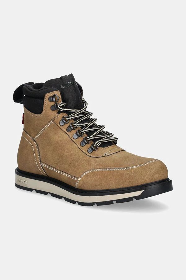 Levi's Visoke cipele Levi's AXEL za muškarce, boja: bež, 000E1-0001