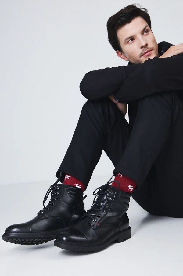 Medicine Visoke cipele Medicine za muškarce, boja: crna